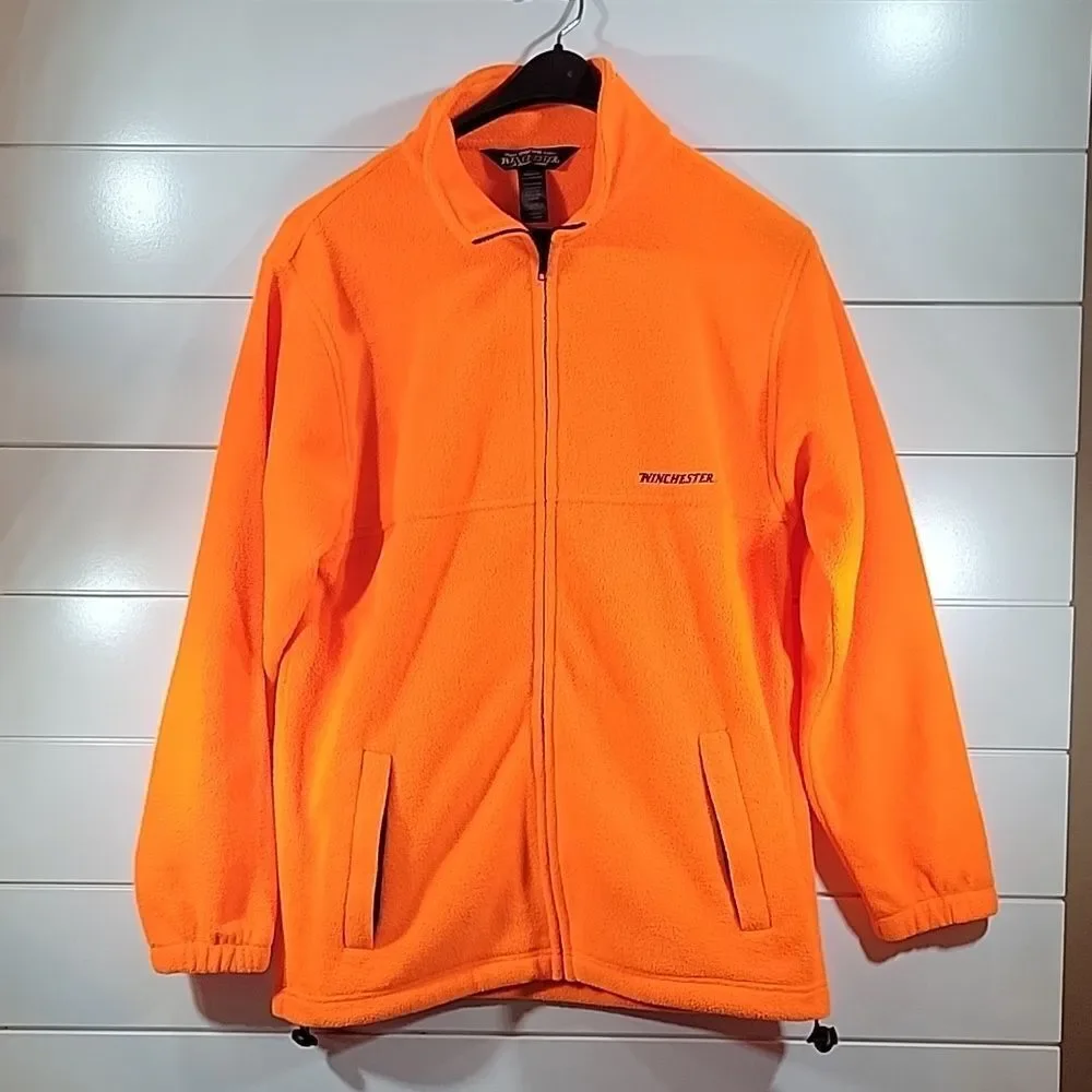 WINCHESTER FLEECE FULL ZIP JACKET WITH POCKETS SZ Medium